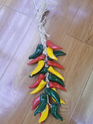 Fruit String Chili Ceramic