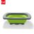 Foldable Stretchable Vegetable Washing Wash Fruit Basket Rectangular Kitchen Drain Basket Silicone Washing Basin