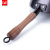 Factory Direct Sales Forged Cast Iron Wok Solid Wood Lid Non-Stick Uncoated Frying Pan