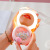 New Fantasy Bubble Cosmetic Mirror Fan Portable Handheld Mini Little Fan Cartoon LED Light Makeup Mirror Fan