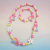 Children's Wooden Chain Candy Color Cartoon Bracelet Wooden Bead Color Necklace Set Clothing Accessories