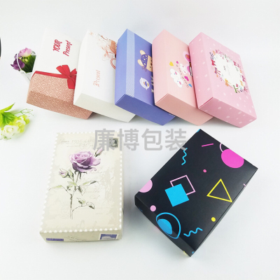 Color Box Various Packaging Gift Boxes Welcome Customization as Request