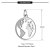 Titanium Steel World Map Pendant Full Polished Laser Cut Stainless Ornament Accessories Hollow Map Pendant