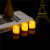 Cross-Border E-Commerce Hot Sale Wave Mouth Tealight LED Electronic Candle Light Simulation Smokeless Candles Festival Ornaments