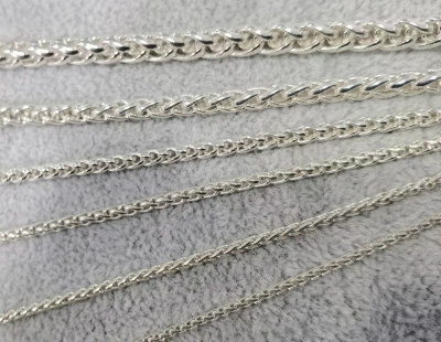 Sterling Silver Chain Woven Sterling Silver