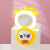 Mirror with Light Little Fan Handheld Led Make-up Mirror Girl Heart Cute USB Charging Fill Light Portable Electric Fan