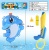 Tiktok Same Style Water Gun Backpack Cartoon Shark Baby Cute Dolphin Style Backpack Water Gun Children Playing with Water Toys