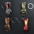 Avengers 4 Movie Surrounding Infinity Gloves Keychain Car Key Ring Accessories Factory in Stock Wholesale