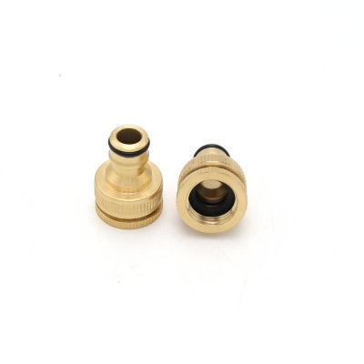 4 Points 6 Points Standard Nipple Quick Connection Pure Copper Nipple Car Washing Water Gun Accessories Connector Quick Coupler Nipple