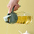 Large Capacity Glass Dust-Proof Leak-Proof Oil Pot Automatic Lid-Opening Oil Bottle Seasoning Bottle