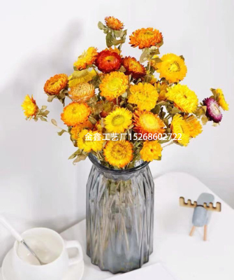 ,Natural Dried Flowers Bouquet,Immortal Daisy flower for Wedding Party Home Decoration accessories,flower gift