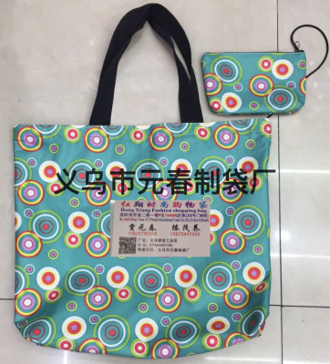 210D Oxford Fabric PVC Waterproof Bag Five-Compartment Eco-friendly Bag Shopping Bag Gift Bag
