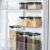 Square Transparent Sealed Crisper Kitchen Cereals Storage Tank Snack Dried Fruit Storage Tank 460ml