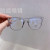 New TR90 Anti-Blue Light Glasses Korean Large Rim  Glasses Frame Men and Women Plain Glasses Eye Protection Glasses