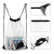 Drawstring PVC Polyester Drawstring Bag Transparent Custom Nylon Drawstring Bag Gift Storage Stitching PE Backpack