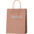 Kraft Paper Bag Custom Printed Logo Takeaway Portable Paper Bag Milk Tea Bag Custom Handbag Clothing Paper Bag