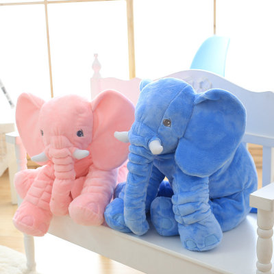 Special Offer Elephant Plush Toy Office Lunch Break Pillow Cushion with Baby Sleeping Doll Factory Direct Sales Wholesale