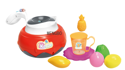 Cross-Border Children's Kitchen Toys Play House Spray Kettle Simulation Electric Household Appliances Smoke Kettle