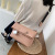 PU Internet Celebrity Paper Clip Envelope Bag Women's 2021 New Korean Style Creative Personalized All-Match Shoulder Crossbody Small Square Bag
