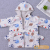 Cute Fresh Color Matching Children's Bathrobes Nightgown Home Wear Hooded Design Boys and Girls Cotton Water-Absorbing Quick-Drying Bathrobe