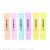 Student Mini Toothpaste Modeling Fluorescent Pen 6-Color Suit Cute Student Key Marker