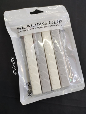 S63- 3028 Creative Heart Sealing Clip Plastic Bag Sealing Clip Fresh Snacks Food Clip Tea Sealing Clip
