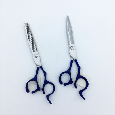 6-Inch Hairdressing Scissors Straight Snips Thinning Scissors Bangs Thinning Hairdressing Scissors Factory Direct Sales Customizable Logo