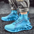 Spring New Men's Shoes High-Top Men's Platform Hollow Cross-Border plus Size Sneakers Trendy Wild Casual Shoes