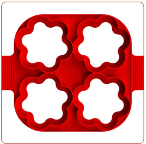 household silicone four-hole pancake mold baking mold.