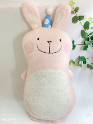 Factory Direct Sales Ins Nordic Style Cute Bunny Home Pillow Animal Plush Toy Pillow Sample