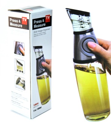 TV Spot Quantitative Pressing Oil Pot Measurable Oil Bottle Scale Oil Bottle Health Oil Controlling Bottle Glass Oil Limiting Pot