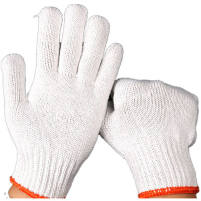 Factory Customized 7-Needle 10-Needle Cotton Yarn Glove Labor Protection Gloves Nylon Cotton Yarn Working Gloves 7-Needle 10-Needle