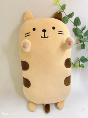 Factory Direct Sales Japanese Cartoon Cat Square Pillow Waist Pillow Plush Toy Doll Doll Drawing Sample Customization