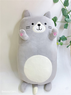 Factory Direct Sales Japanese Cartoon Cat Square Pillow Waist Pillow Plush Toy Doll Doll Drawing Sample Customization