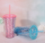 Plastic Straw Ice Cup