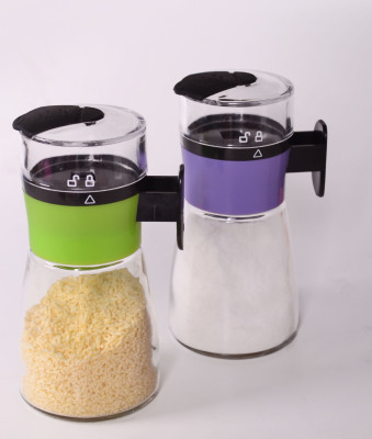 Quantitative Salt Box, Metering Salt Bottle, Controllable Salt Bottle, Monosodium Glutamate Condiment Dispenser, Seasoning Jar