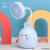 Younuo New Product Cartoon Cute Rabbit Fan Belt Pen Container Desktop Small Fan