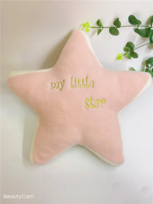 Factory Direct Sales Ins Nordic Style Embroidered Little Star Home Pillow Waist Pillow Plush Toys to Map and Sample Customization