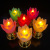 Foreign Trade Colorful Lotus Lights Led Simulation Candle Light Decoration Meeting Guanyin God of Wealth Buddha Worshiping Lamp Pilot Lamp Wholesale