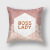 Amazon Home Ins Nordic Style Rose Gold Powder Pillow Peach Skin Fabric Pillow Cover Back Cushion Lumbar Support Pillow