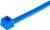 14-Inch Yellow Zipper with 50-Pound Strength, UV Protection Long Nylon Cable Tie Self-Locking 14-Inch Blue