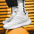 Fly-Knit Sneakers Men's 2021 Spring Men's Breathable Sports Casual Fashion Korean Style Trends Personalized Running Men's Shoes