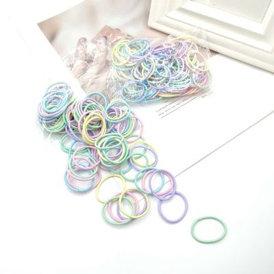 Korean Style Seamless Rubber Band Hair-Free Girl's Hair Rope Baby Hair Ring Hair Ties/Hair Bands Hair Accessories Factory Direct Sales