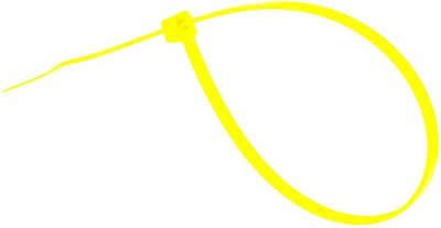 14-Inch Yellow Zipper with 50-Pound Strength, UV Protection Long Nylon Cable Tie Self-Locking 14-Inch Blue