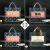 Transparent Fresh Handbag Packaging Bag Plastic Cloth Bag Gift Clothing Store Bag Plastic Bag Custom Logo
