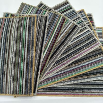 Factory Wholesale Pearl Mat Color Stripes Mat Floor Mat Door Mat Non-Slip Mat Polypropylene Fiber Carpet