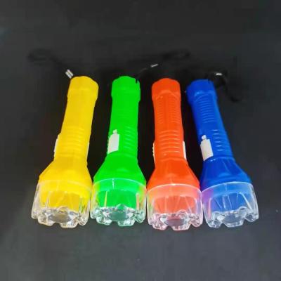 Small Gift Event Gift Led Keychain Torch Plastic Small Flashlight Factory Direct Sales 918