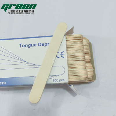 Supply Tongue Depressor Disposable Tongue Depressor Medical Tongue Depressor Wood Pressed Bamboo Tongue Depressor Mechanical Production