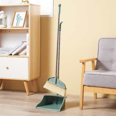 Soft Hair Dustpan Broom Combination Set Bedroom Cleaning Broom Household Plastic Broom