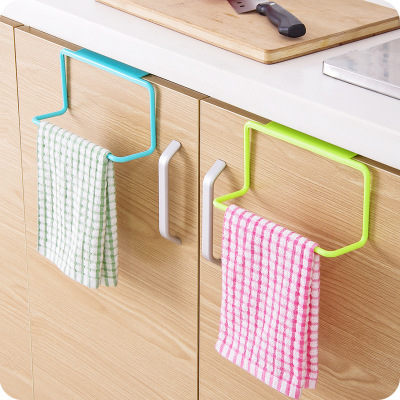 Kitchen Creative Punch-Free Rag Rack Towel Rack Multi-Purpose Seamless Cabinet Dishcloth Plastic Hanging Rack